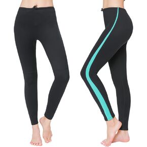 Flexel Wetsuit Pants Men,2mm Neoprene Pants Men Keep Warm in Cold Water Wet Suit Bottoms for Men Surfing Pants Long Diving Pants ¡­