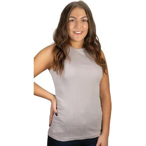 Rosette Women’s Sleeveless Undershirt - Cotton – High Neck, Full shoulder design