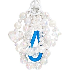 QISVVE سوار معصم بسلسلة مفاتيح مطرزة، حلقات مفاتيح لطيفة وحامل السيارة وحقيبة ظهر إكسسوارات للنساء/الفتيات in Kuwait