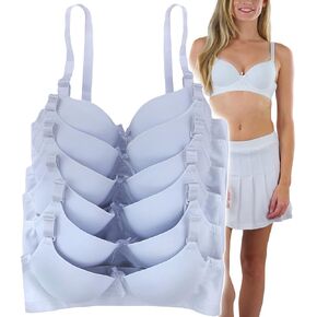 ToBeInStyle Women’s Pack of 6 Classic Style Underwire Supportive Padded Bras in Saudi Arabia