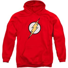 سويت شيرت بغطاء رأس وملصقات من Popfunk The Flash