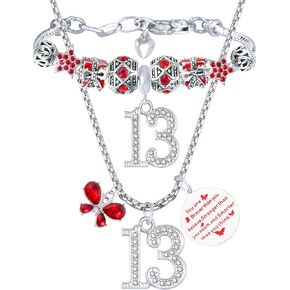 عيد الميلاد الثالث عشر، هدية عيد الميلاد الثالث عشر، هدايا عيد الميلاد الثالث عشر للفتيات، قلادة عيد الميلاد الثالث عشر، سوار سحر عيد الميلاد الثالث عشر، هدية لفتاة تبلغ من العمر 13 عامًا، هدايا عيد الميلاد الثالث عشر للفتيات، هدايا عيد ميلاد فتاة تبلغ من in Kuwait