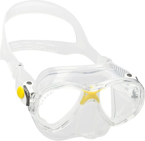 Cressi Youth Kids Snorkeling Mask and Dry Snorkel Kit - Marea Jr & Mini Dry: Designed in Italy in Kuwait
