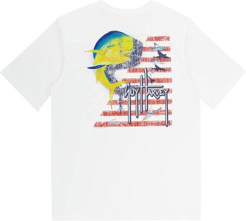 Guy Harvey Boy's Short Sleeve Performance Shirt with 30+ UPF Sun Protection in Saudi Arabia