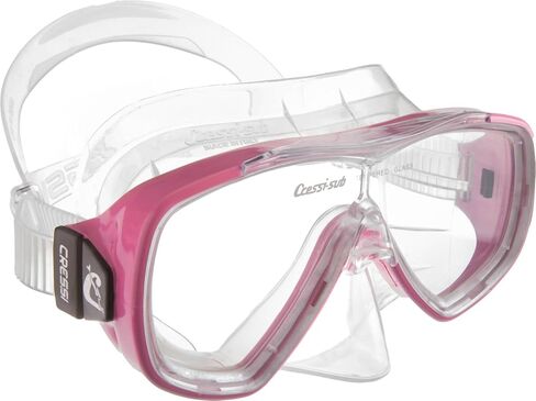 Cressi Adult Single Lens Snorkeling Diving Mask- Excellent View | Onda: made in Italy in Saudi Arabia