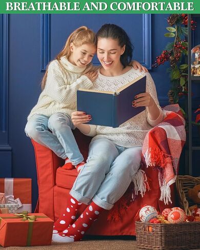 Vabean 60 زوجًا من جوارب عيد الميلاد للبالغين الملونة الجدة للعطلات جوارب نسائية احتفالية جوارب طاقم هدايا مكتبية للرجال in Kuwait