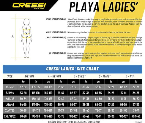 Shorty Women's Wetsuit for Scuba Diving, Snorkeling, Windsurfing - 2.5mm Neoprene | PLAYA by Cressi: quality since 1946 in Saudi Arabia