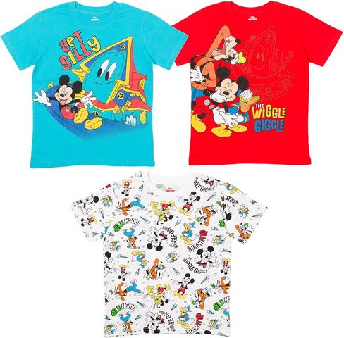 Disney Boys' Mickey Mouse 3-Pack T-Shirts in Saudi Arabia