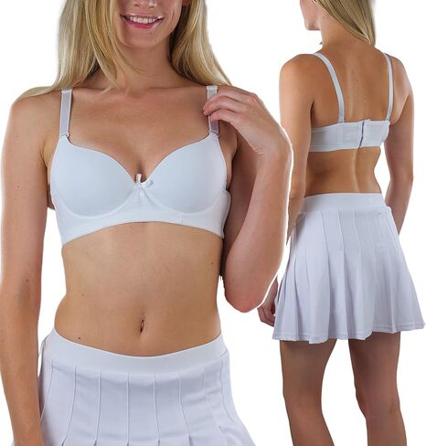 ToBeInStyle Women’s Pack of 6 Classic Style Underwire Supportive Padded Bras in Kuwait