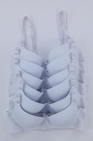ToBeInStyle Women’s Pack of 6 Classic Style Underwire Supportive Padded Bras in Kuwait