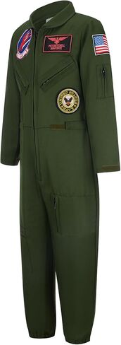 زي الطيار المقاتل من Kosgraiy، بدلة طيران عسكرية للصبي والفتاة، زي مافريك للأطفال في الهالوين in Kuwait