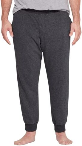 Men's Knit Jogger Pajama Pants - Goodfellow & Co (5XL - Black) in Saudi Arabia