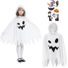 EOZY White Ghost Costume Kids Girls Halloween Scary Cosplay Fancy Dress 4 Years in Saudi Arabia