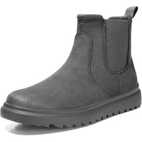 Bacia Women's Comfy Ankle High Elastic Slip On Boots Fashion Suede Fall Chelsea Boot in Kuwait