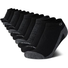 Calvin Klein Women's Athletic Socks - Lightweight Performance No Show Socks (12 Pack)