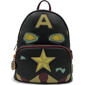 Loungefly GT Exclusive Marvel What If? Zombie Captain America Glow in the Dark Cosplay Mini Backpack in Saudi Arabia