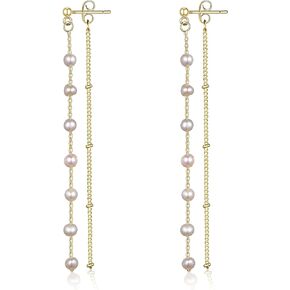 أقراط اللؤلؤ غير النظامية من كاولين ثقافة الباروك هيبوالرجينيك للنساء الفتيات هدايا مجوهرات in Kuwait