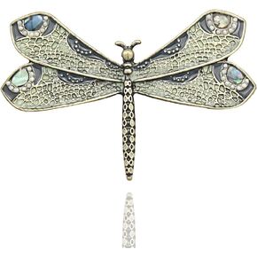 Q&Q Fashion Retro Art Nouveau Victorian Dragonfly Simulated - Pearl Wing French Lapel Brooch Pin Badge in Kuwait