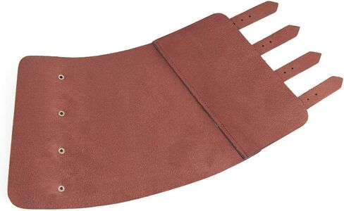 Viking Bracers Faux Leather Arm Guards Gauntlet Wristband Leather Vambraces Medieval Arm Bracers Arm Armor Knight LARP 2PCS in Kuwait