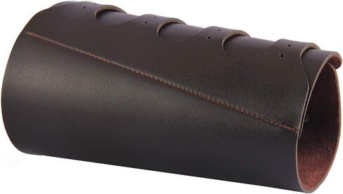 Viking Bracers Faux Leather Arm Guards Gauntlet Wristband Leather Vambraces Medieval Arm Bracers Arm Armor Knight LARP 2PCS in Kuwait