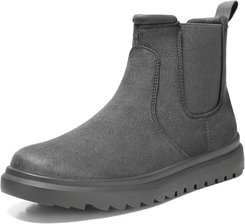 حذاء نسائي من Bacia مريح للكاحل عالي المرونة سهل الارتداء، حذاء تشيلسي للخريف من الجلد السويدي الأنيق in Kuwait