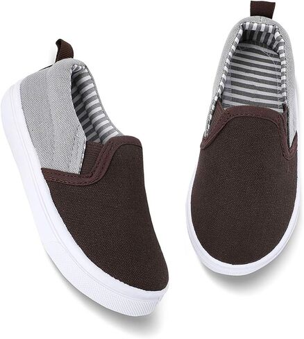 okilol Toddler Shoes Slip On Canvas Sneakers for Boys & Girls in Saudi Arabia