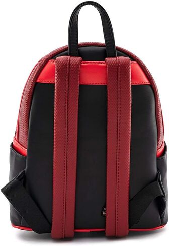 Loungefly Deadpool Merc with a Mouth Cosplay Womens Double Strap Shoulder Bag Purse in Saudi Arabia