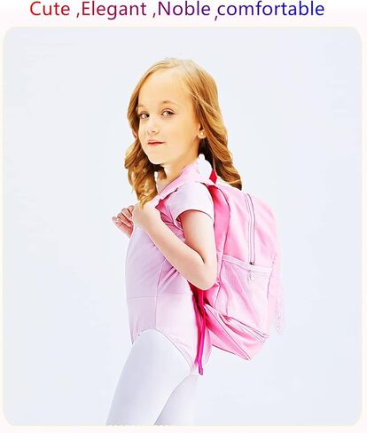 WUHBJJXY، لطيف، ناعم، خفيف الوزن، حريري، سعة كبيرة متينة، حقيبة ظهر للرقص للأطفال جافة ورطبة، حقيبة باليه للأطفال، حقيبة يومية كاجوال للفتيات مع حجرة للأحذية للرقص، الرياضة، المشي لمسافات طويلة، صالة الألعاب الرياضية in Kuwait