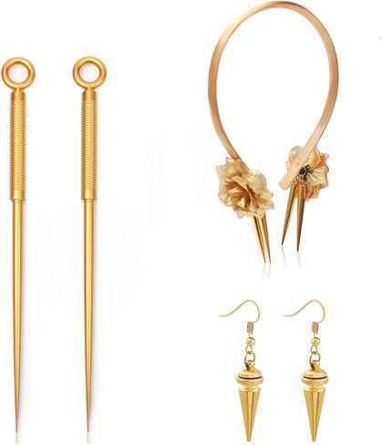 مجموعة الدعائم التنكرية Yor Forger SPY Anime Thorn Princess Weapons أقراط عصابة رأس للبنات والنساء لحفلات الهالوين in Kuwait