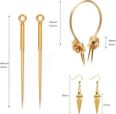 مجموعة الدعائم التنكرية Yor Forger SPY Anime Thorn Princess Weapons أقراط عصابة رأس للبنات والنساء لحفلات الهالوين in Kuwait