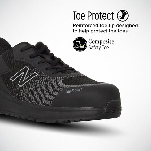 New Balance Men's Composite Toe Speedware Industrial Boot, Grey/Orange, 12 Wide in Saudi Arabia