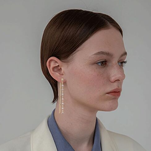 أقراط اللؤلؤ غير النظامية من كاولين ثقافة الباروك هيبوالرجينيك للنساء الفتيات هدايا مجوهرات in Kuwait