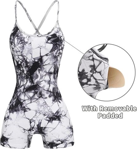 بدلة تمرين OVESPORT Seamlesse للسيدات بحزام سباغيتي للتحكم في البطن في صالة الألعاب الرياضية واليوجا مع حمالة صدر رياضية مبطنة... in Kuwait