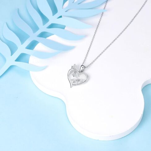 LWXIE Diamond Dragonfly Necklace for Women in Sterling Silver Dragonfly Pendant Necklace Diamond Jewelry Gifts for Girls Wife Girlfriend in Kuwait