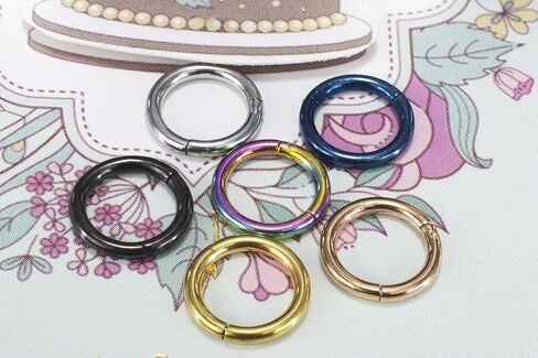 16G 18G 20G Stainless Steel Hinged Clicker Segment Septum Nose Lip Ring Hoop Cartilage Tragus Sleeper Earrings Body Piercing Jewelry for Women Men 6mm 7mm 8mm 9mm 10mm Mix Colors A Set in Kuwait