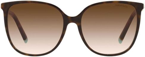Tiffany & Co. Woman Sunglasses Havana On Tiffany Blue Frame, Brown Gradient Lenses, 57MM in Saudi Arabia