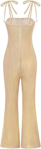 RAAIBB Women Disco Costume Adult 2023 Movie Sequin Jumpsuit Cosplay 70s Retro Hippie Prom Outfit Halloween Costumes in Kuwait