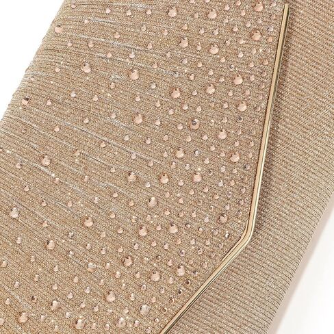 حقائب سهرة للسيدات من DETARA مُزينة بالترتر اللامع ومحافظ يد للنساء من الكريستال اللامع حقيبة يد رسمية لحفلات الزفاف والحفلات الراقصة in Kuwait