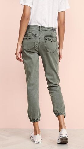 بنطلون رياضي نسائي من PAIGE Mayslie، Vintage Ivy Green، 25 in Kuwait
