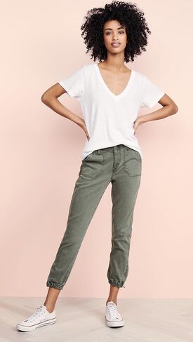 بنطلون رياضي نسائي من PAIGE Mayslie، Vintage Ivy Green، 25 in Kuwait