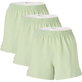 Soffe Womens Fashion Juniors' Authentic Cheer Shorts - 3 Pack