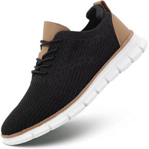 Mens Oxfords Lace-Up Lightweight Casual Walking Shoes Dress Shoes Fashion Sneakers Walking Shoes