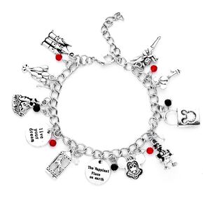 سوار على شكل فأر من Sphers مصنوع من الفولاذ المقاوم للصدأ وسلسلة أساور ساحرة لطيفة وهزلية هدية للمرأة in Kuwait