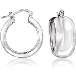 Ross-Simons Italian Sterling Silver Hoop Earrings in Saudi Arabia