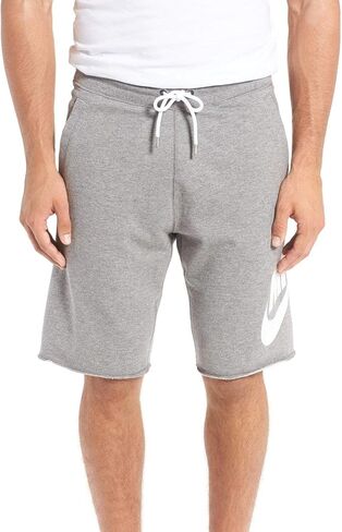 Nike French Terry Sportsman Shorts Heather/White Men's XXL in Saudi Arabia