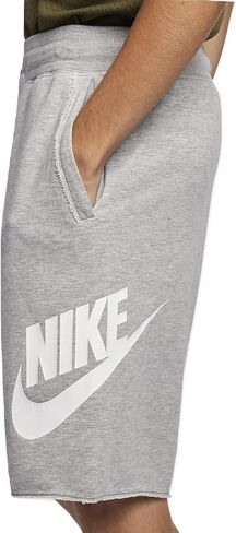Nike French Terry Sportsman Shorts Heather/White Men's XXL in Saudi Arabia