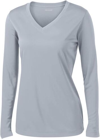 Joe's USA Ladies Long Sleeve Moisture Wicking Athletic Shirt Sizes XS-4XL in Saudi Arabia