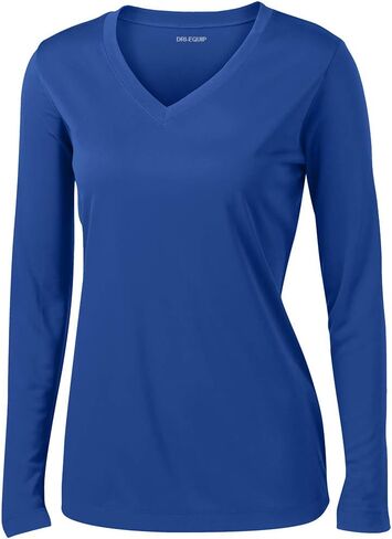 Joe's USA Ladies Long Sleeve Moisture Wicking Athletic Shirt Sizes XS-4XL in Saudi Arabia