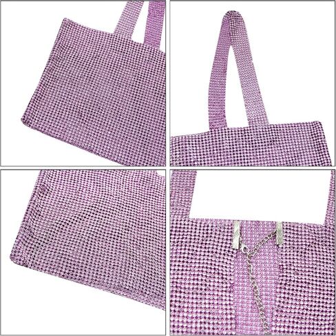 RARITYUS Women Sexy Shiny Rhinestone Tank Top Crop Top Sleeveless Vest Shirt for Night Club Party Rave Outfit in Kuwait
