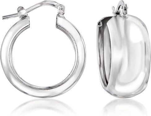 Ross-Simons Italian Sterling Silver Hoop Earrings in Saudi Arabia